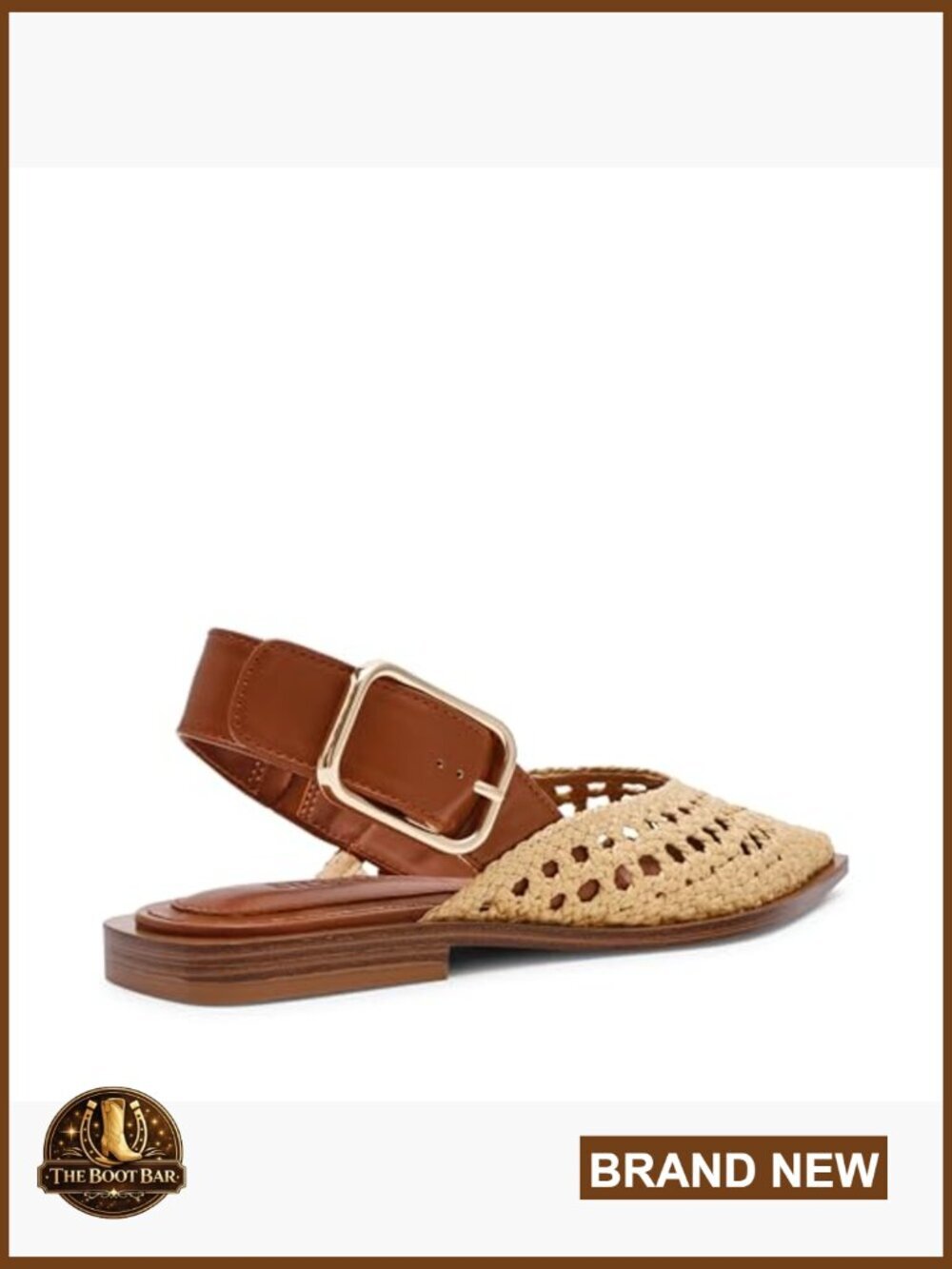 Leather Ballet Flats with Pointed Toe and Slingback Closure - Picture 7 of 7